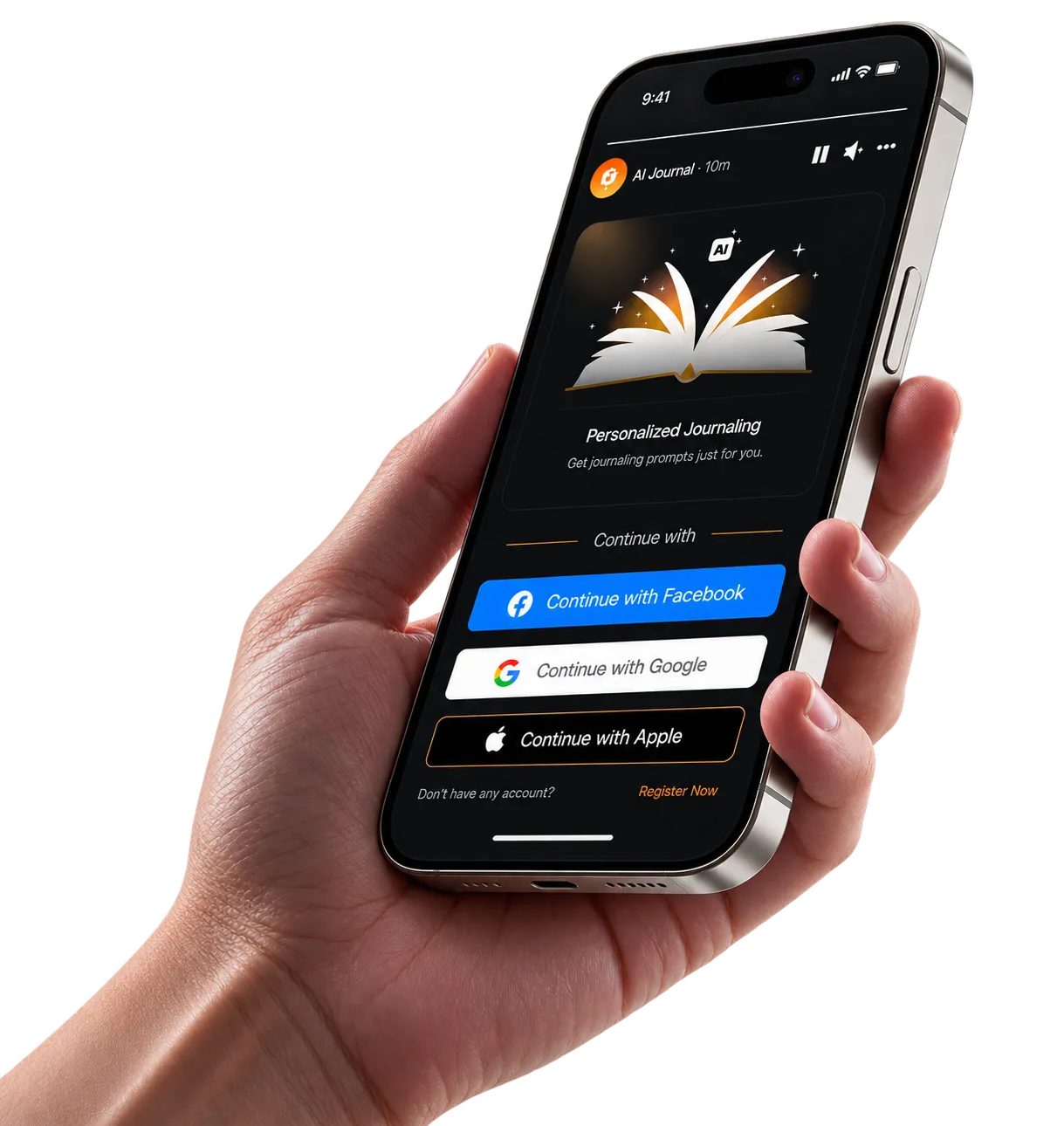 Smart AI Agent App Mockup